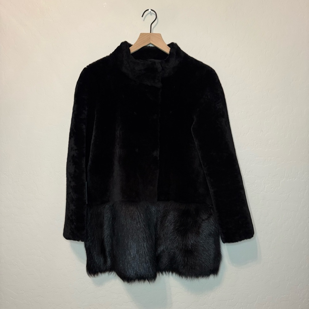 Barneys New York Shearling Coat XS